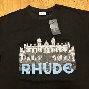 Authentic Rhude Men's Black Xl Casino T shirt  New‎ With Tags